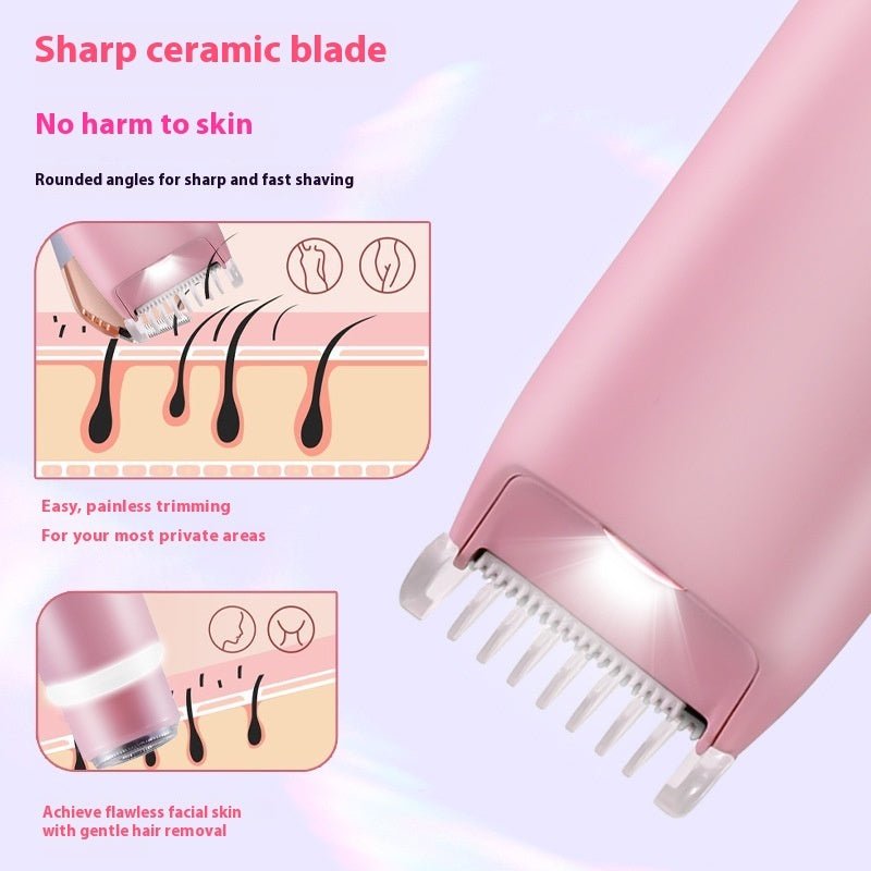 2 - in - 1 Electric Shaver Women's Double - headed Shaving - myrelevo